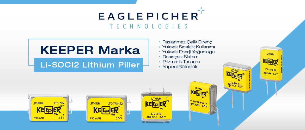 Keeper Marka Li-SOCI2 Lithium Piller